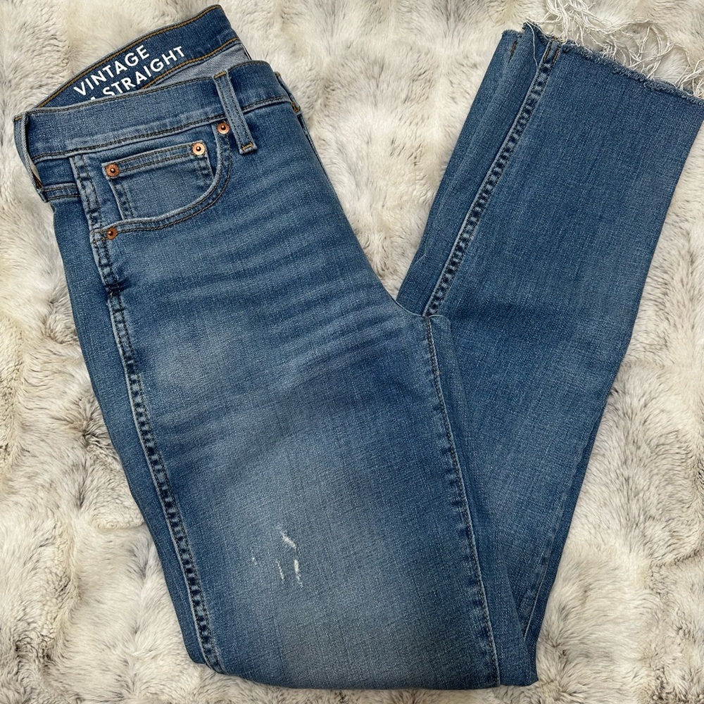 J Crew Vintage Straight Jeans 29T Tall